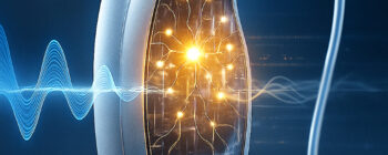 Abbildung eines Hörgerätes mit neuronalen Netzwerken.